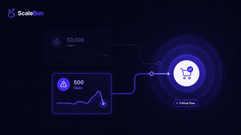 ScaleBun blog cover for error-with-500-users-matters-more
