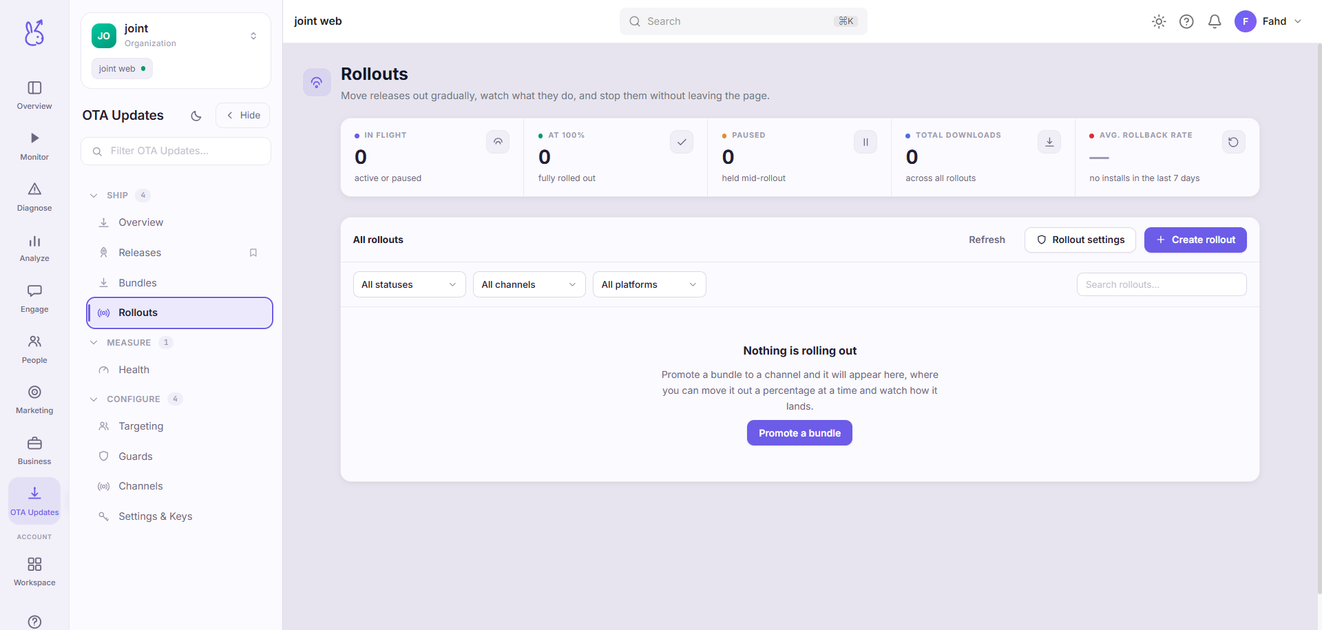 ScaleBun Adoption dashboard